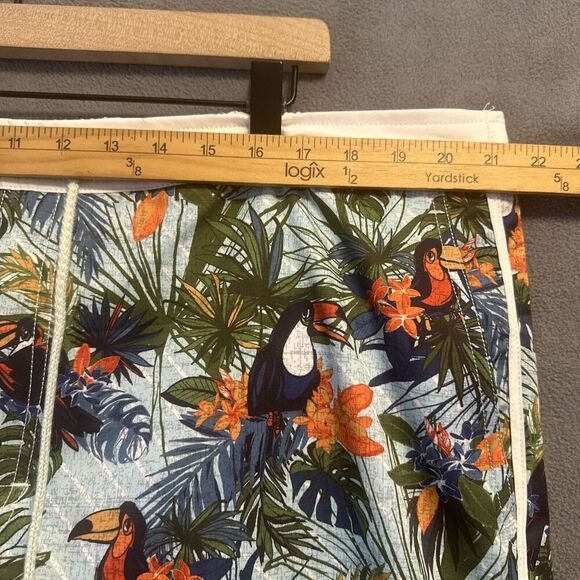 Johnnie-O Aventura Lined Swim Trunks Mens Size XXL 2XL Tropical Floral Toucan - Picture 7 of 15